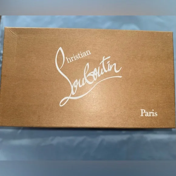 Christian Louboutin Silver Glitter Sneakers - Picture 6 of 8